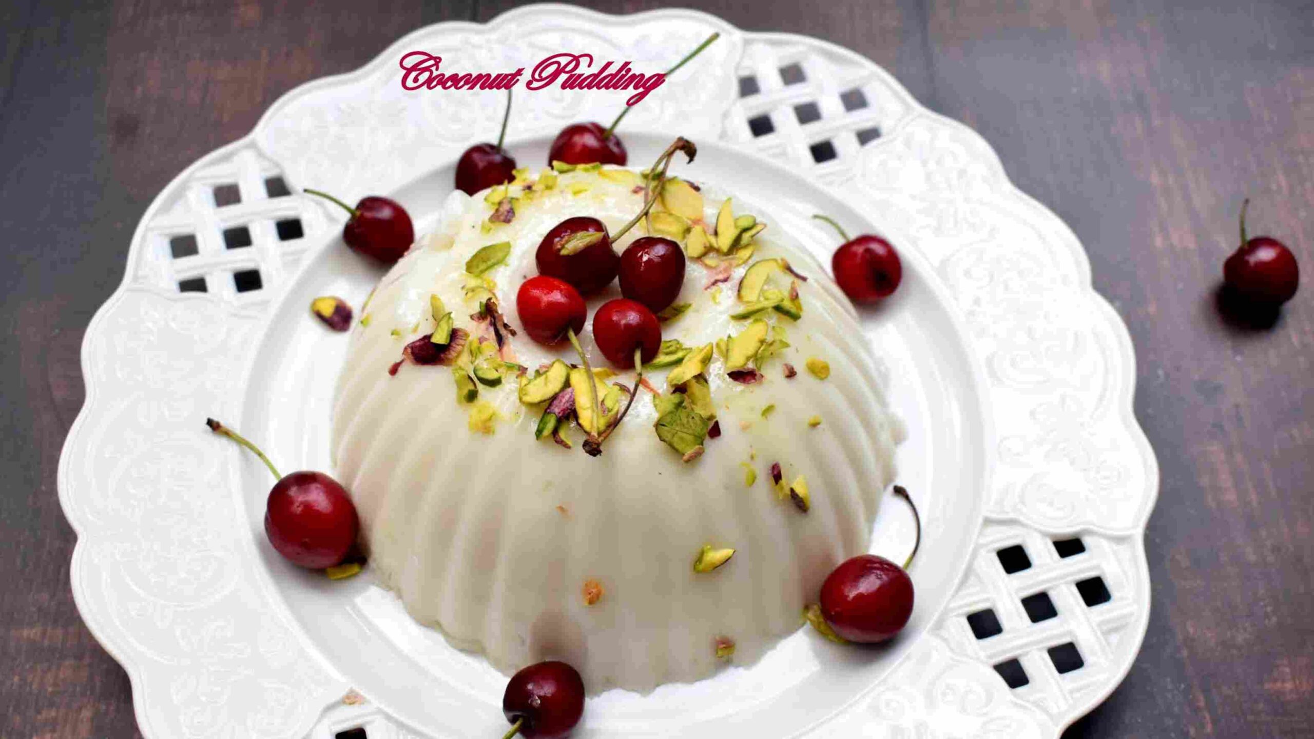 Tender Coconut Pudding - Ponnusamy Karthik